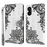Modello di pittura 3D TPU + custodia per telefono in pelle PU, For Xiaomi Redmi 10A, For Xiaomi Poco M4 5G/Redmi 10 5G