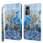 Modello di pittura 3D TPU + custodia per telefono in pelle PU, For Xiaomi 12 Lite 4G/5G