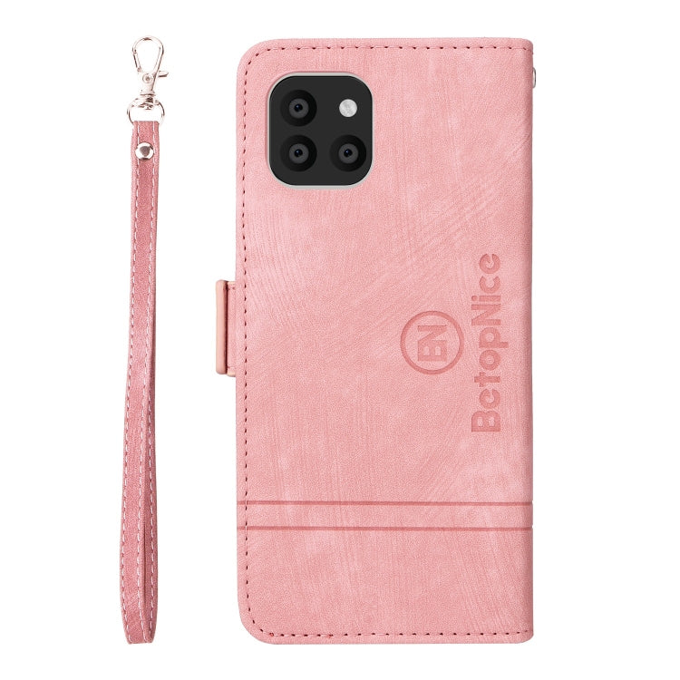 BETOPNICE Custodia per telefono in pelle con fibbia a doppio lato, For Samsung Galaxy A03 164mm, For Samsung Galaxy A03s 166mm, For Samsung Galaxy A03 166mm, For Samsung Galaxy A12 5G / 4G