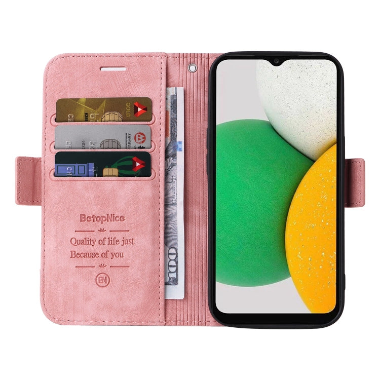 BETOPNICE Custodia per telefono in pelle con fibbia a doppio lato, For Samsung Galaxy A03 164mm, For Samsung Galaxy A03s 166mm, For Samsung Galaxy A03 166mm, For Samsung Galaxy A12 5G / 4G