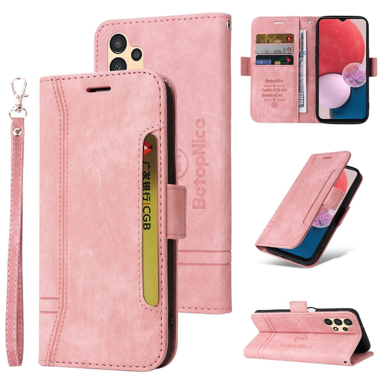 BETOPNICE Custodia per telefono in pelle con fibbia a doppio lato, For Samsung Galaxy A13 4G, For Samsung Galaxy A22 4G EU Version, For Samsung Galaxy A23 4G, For Samsung Galaxy A32 4G EU Version