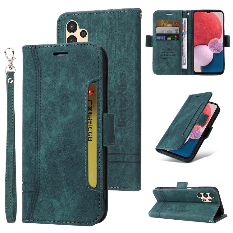 BETOPNICE Custodia per telefono in pelle con fibbia a doppio lato, For Samsung Galaxy A13 4G, For Samsung Galaxy A22 4G EU Version, For Samsung Galaxy A23 4G, For Samsung Galaxy A32 4G EU Version