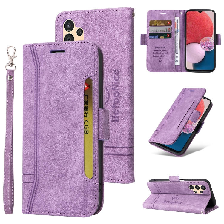BETOPNICE Custodia per telefono in pelle con fibbia a doppio lato, For Samsung Galaxy A13 4G, For Samsung Galaxy A22 4G EU Version, For Samsung Galaxy A23 4G, For Samsung Galaxy A32 4G EU Version