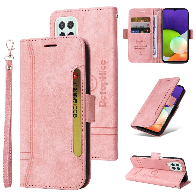 BETOPNICE Custodia per telefono in pelle con fibbia a doppio lato, For Samsung Galaxy A13 4G, For Samsung Galaxy A22 4G EU Version, For Samsung Galaxy A23 4G, For Samsung Galaxy A32 4G EU Version