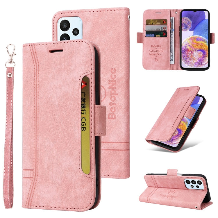 BETOPNICE Custodia per telefono in pelle con fibbia a doppio lato, For Samsung Galaxy A13 4G, For Samsung Galaxy A22 4G EU Version, For Samsung Galaxy A23 4G, For Samsung Galaxy A32 4G EU Version
