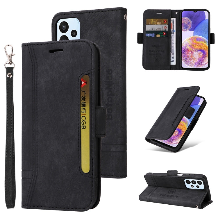 BETOPNICE Custodia per telefono in pelle con fibbia a doppio lato, For Samsung Galaxy A13 4G, For Samsung Galaxy A22 4G EU Version, For Samsung Galaxy A23 4G, For Samsung Galaxy A32 4G EU Version
