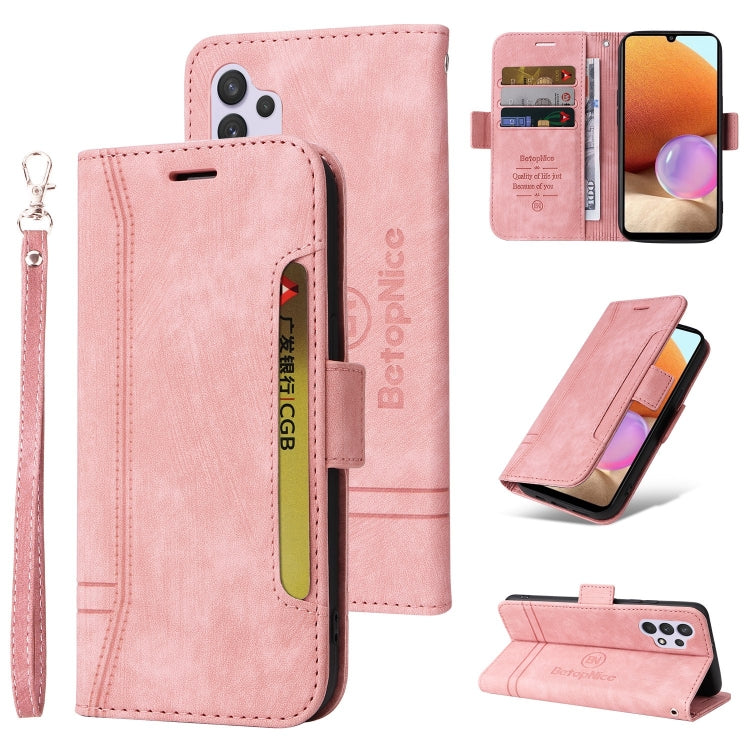 BETOPNICE Custodia per telefono in pelle con fibbia a doppio lato, For Samsung Galaxy A13 4G, For Samsung Galaxy A22 4G EU Version, For Samsung Galaxy A23 4G, For Samsung Galaxy A32 4G EU Version