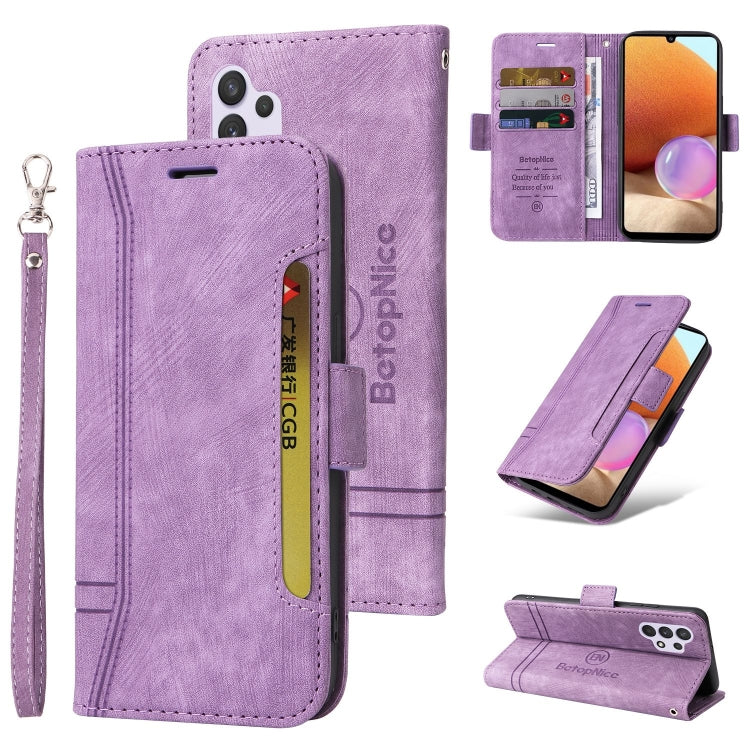 BETOPNICE Custodia per telefono in pelle con fibbia a doppio lato, For Samsung Galaxy A13 4G, For Samsung Galaxy A22 4G EU Version, For Samsung Galaxy A23 4G, For Samsung Galaxy A32 4G EU Version