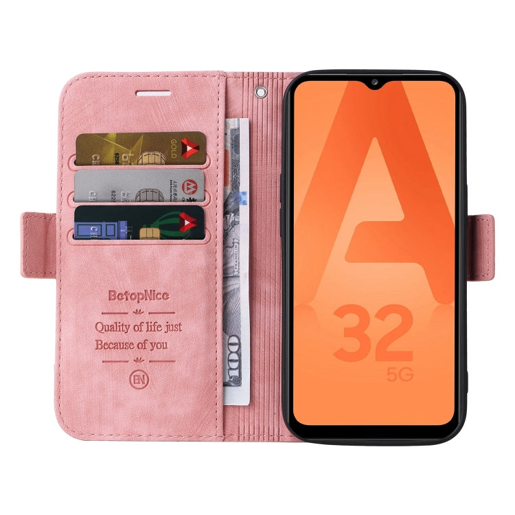 BETOPNICE Custodia per telefono in pelle con fibbia a doppio lato, For Samsung Galaxy A32 5G, For Samsung Galaxy A33 5G, For Samsung Galaxy A52 5G / 4G, For Samsung Galaxy A53 5G