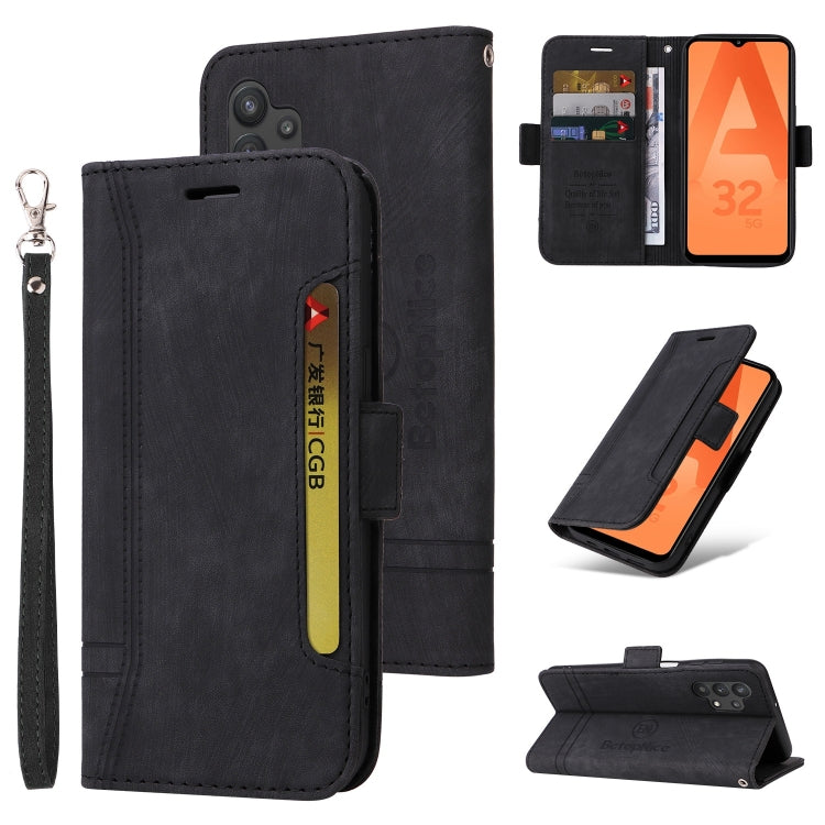 BETOPNICE Custodia per telefono in pelle con fibbia a doppio lato, For Samsung Galaxy A32 5G, For Samsung Galaxy A33 5G, For Samsung Galaxy A52 5G / 4G, For Samsung Galaxy A53 5G