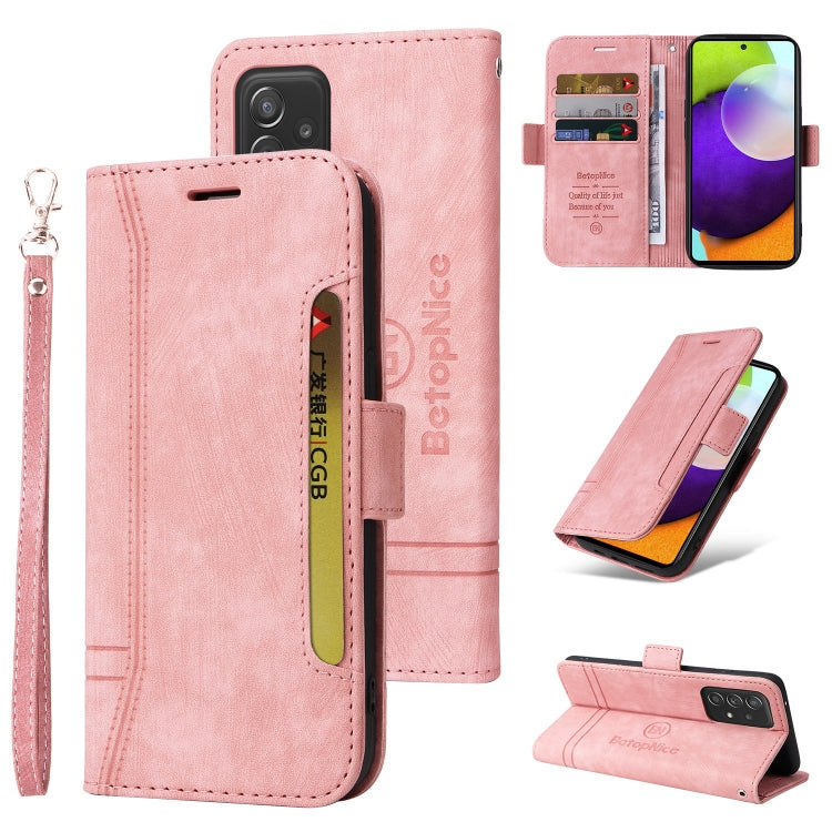 BETOPNICE Custodia per telefono in pelle con fibbia a doppio lato, For Samsung Galaxy A32 5G, For Samsung Galaxy A33 5G, For Samsung Galaxy A52 5G / 4G, For Samsung Galaxy A53 5G