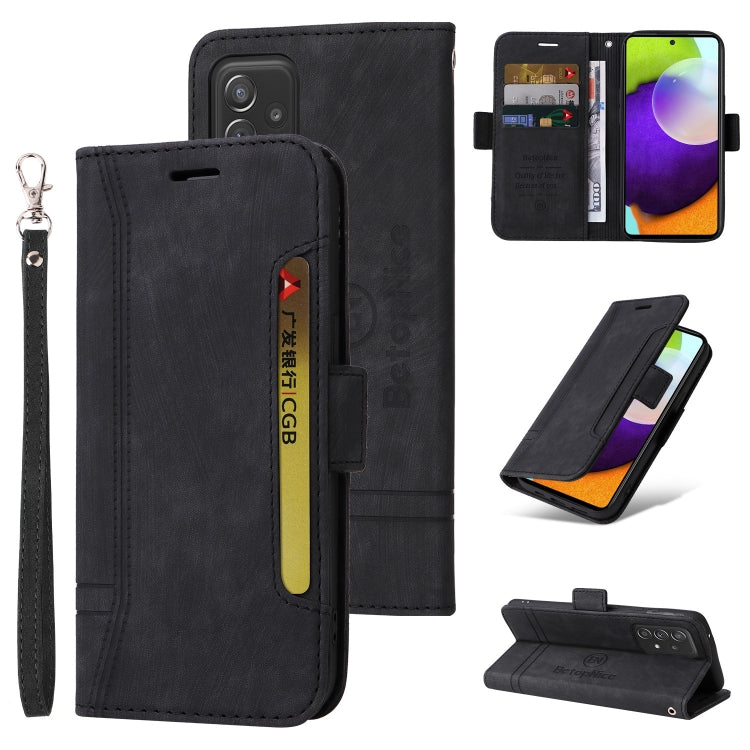 BETOPNICE Custodia per telefono in pelle con fibbia a doppio lato, For Samsung Galaxy A32 5G, For Samsung Galaxy A33 5G, For Samsung Galaxy A52 5G / 4G, For Samsung Galaxy A53 5G
