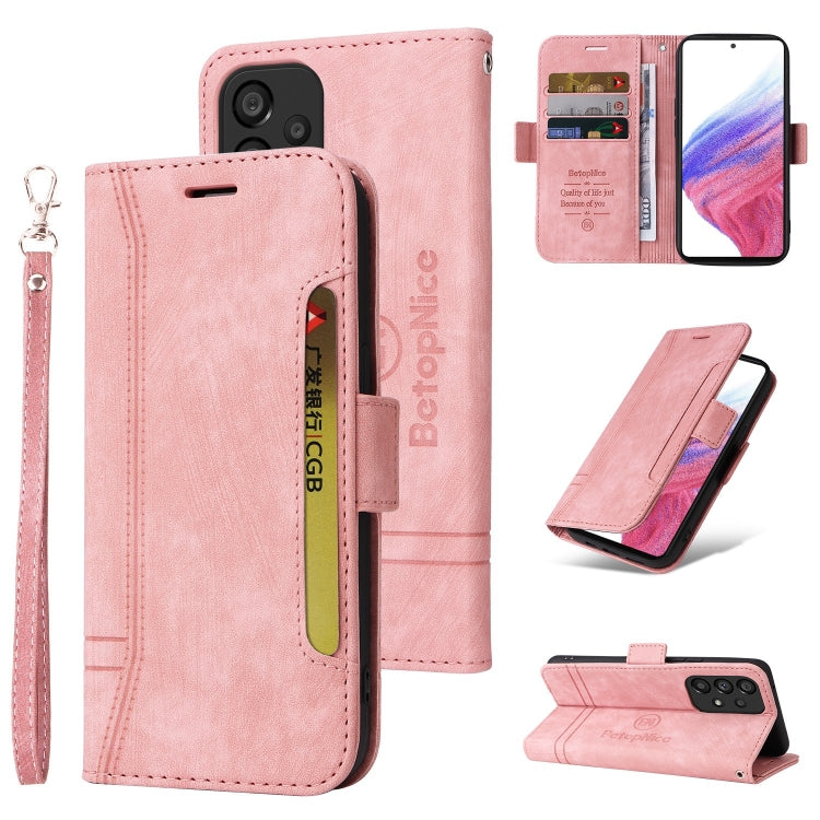 BETOPNICE Custodia per telefono in pelle con fibbia a doppio lato, For Samsung Galaxy A32 5G, For Samsung Galaxy A33 5G, For Samsung Galaxy A52 5G / 4G, For Samsung Galaxy A53 5G