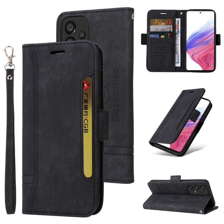 BETOPNICE Custodia per telefono in pelle con fibbia a doppio lato, For Samsung Galaxy A32 5G, For Samsung Galaxy A33 5G, For Samsung Galaxy A52 5G / 4G, For Samsung Galaxy A53 5G