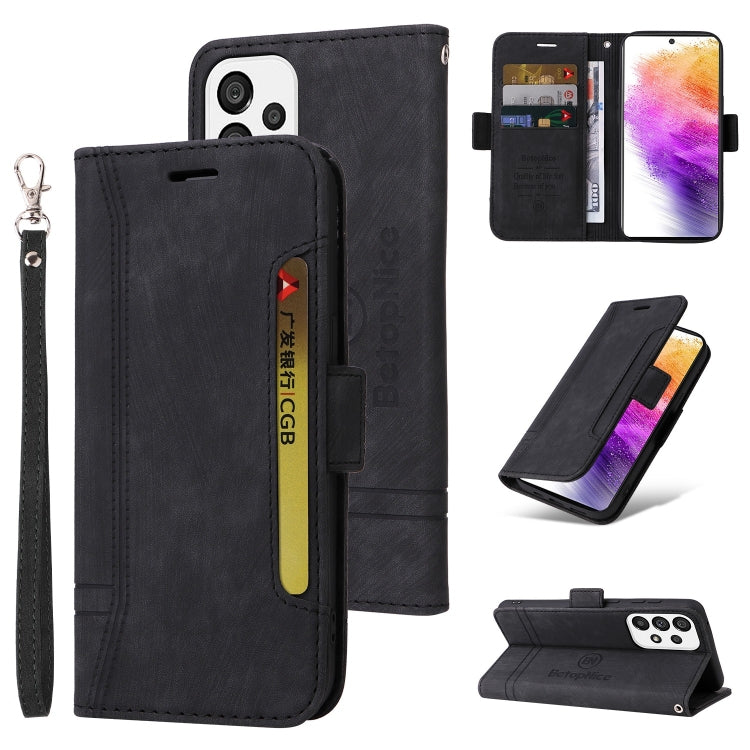 BETOPNICE Custodia per telefono in pelle con fibbia a doppio lato, For Samsung Galaxy A73 5G, For Samsung Galaxy M33 5G, For Samsung Galaxy M52 5G, For Samsung Galaxy M53 5G