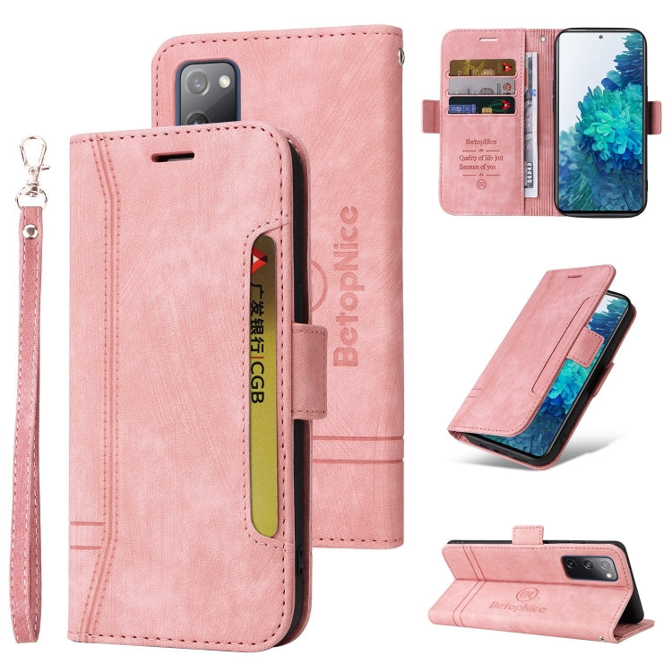 BETOPNICE Custodia per telefono in pelle con fibbia a doppio lato, For Samsung Galaxy S20 FE, For Samsung Galaxy S20+, For Samsung Galaxy S21 FE 5G, For Samsung Galaxy S21+ 5G
