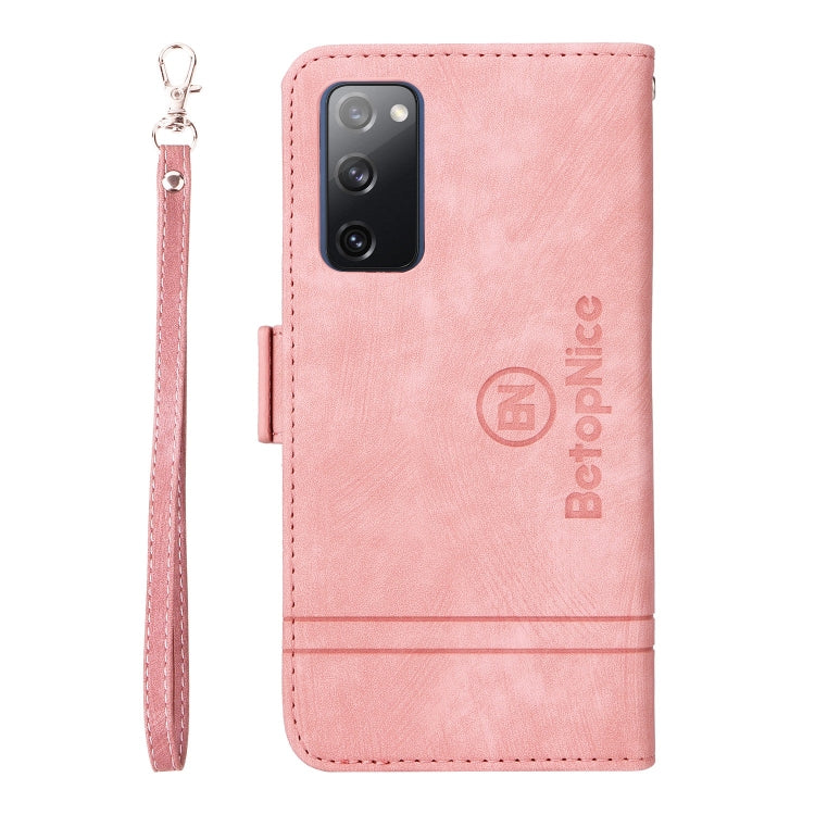 BETOPNICE Custodia per telefono in pelle con fibbia a doppio lato, For Samsung Galaxy S20 FE, For Samsung Galaxy S20+, For Samsung Galaxy S21 FE 5G, For Samsung Galaxy S21+ 5G