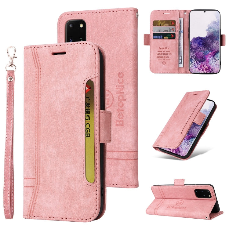 BETOPNICE Custodia per telefono in pelle con fibbia a doppio lato, For Samsung Galaxy S20 FE, For Samsung Galaxy S20+, For Samsung Galaxy S21 FE 5G, For Samsung Galaxy S21+ 5G