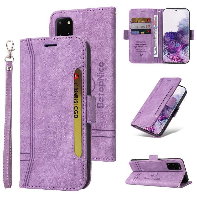 BETOPNICE Custodia per telefono in pelle con fibbia a doppio lato, For Samsung Galaxy S20 FE, For Samsung Galaxy S20+, For Samsung Galaxy S21 FE 5G, For Samsung Galaxy S21+ 5G