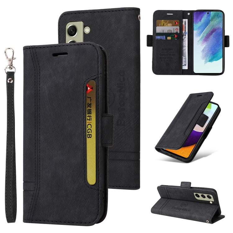 BETOPNICE Custodia per telefono in pelle con fibbia a doppio lato, For Samsung Galaxy S20 FE, For Samsung Galaxy S20+, For Samsung Galaxy S21 FE 5G, For Samsung Galaxy S21+ 5G
