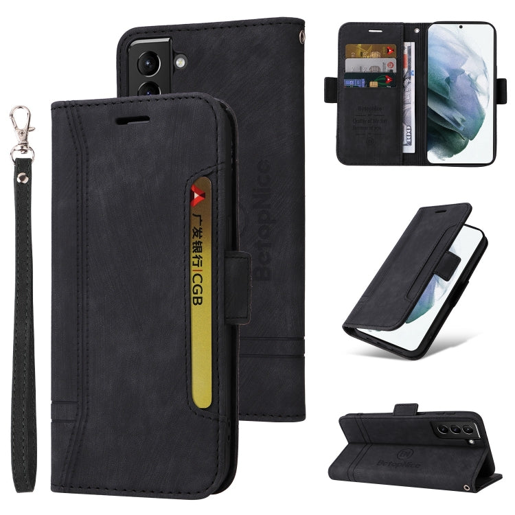 BETOPNICE Custodia per telefono in pelle con fibbia a doppio lato, For Samsung Galaxy S20 FE, For Samsung Galaxy S20+, For Samsung Galaxy S21 FE 5G, For Samsung Galaxy S21+ 5G