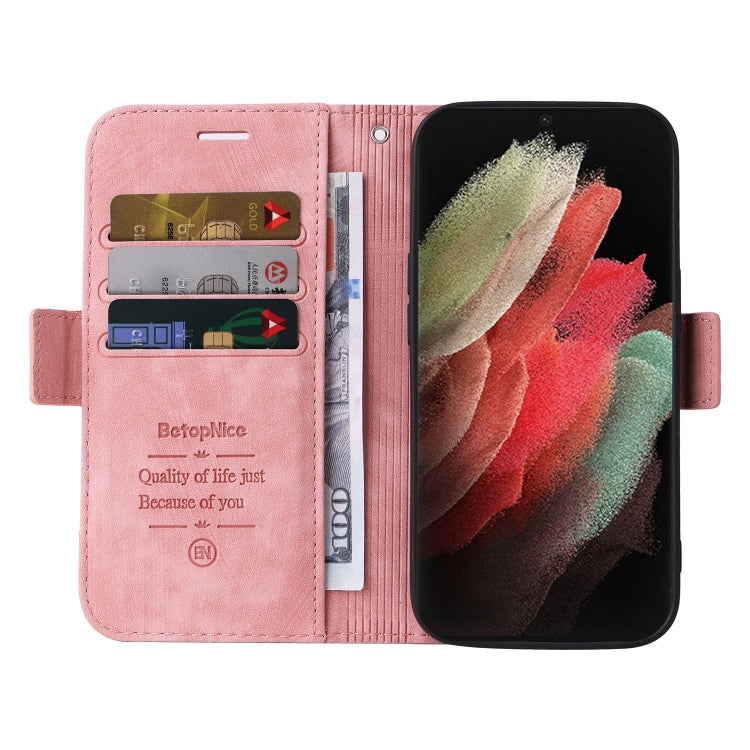 BETOPNICE Custodia per telefono in pelle con fibbia a doppio lato, For Samsung Galaxy S21 Ultra 5G, For Samsung Galaxy S22 5G, For Samsung Galaxy S22+ 5G, For Samsung Galaxy S22 Ultra 5G