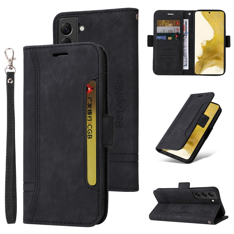 BETOPNICE Custodia per telefono in pelle con fibbia a doppio lato, For Samsung Galaxy S21 Ultra 5G, For Samsung Galaxy S22 5G, For Samsung Galaxy S22+ 5G, For Samsung Galaxy S22 Ultra 5G