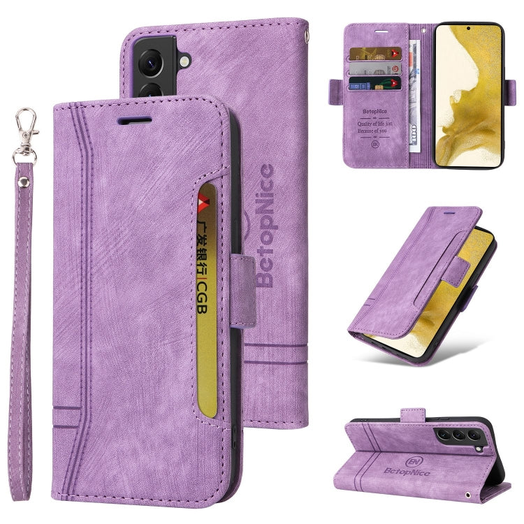 BETOPNICE Custodia per telefono in pelle con fibbia a doppio lato, For Samsung Galaxy S21 Ultra 5G, For Samsung Galaxy S22 5G, For Samsung Galaxy S22+ 5G, For Samsung Galaxy S22 Ultra 5G