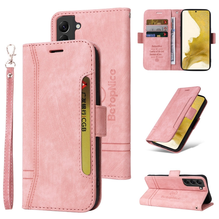 BETOPNICE Custodia per telefono in pelle con fibbia a doppio lato, For Samsung Galaxy S21 Ultra 5G, For Samsung Galaxy S22 5G, For Samsung Galaxy S22+ 5G, For Samsung Galaxy S22 Ultra 5G
