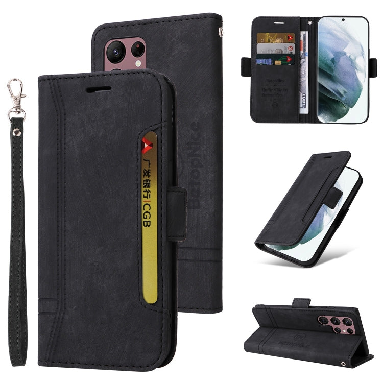 BETOPNICE Custodia per telefono in pelle con fibbia a doppio lato, For Samsung Galaxy S21 Ultra 5G, For Samsung Galaxy S22 5G, For Samsung Galaxy S22+ 5G, For Samsung Galaxy S22 Ultra 5G