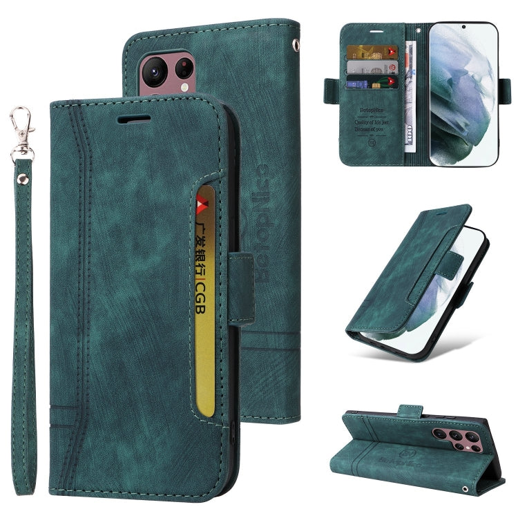 BETOPNICE Custodia per telefono in pelle con fibbia a doppio lato, For Samsung Galaxy S21 Ultra 5G, For Samsung Galaxy S22 5G, For Samsung Galaxy S22+ 5G, For Samsung Galaxy S22 Ultra 5G