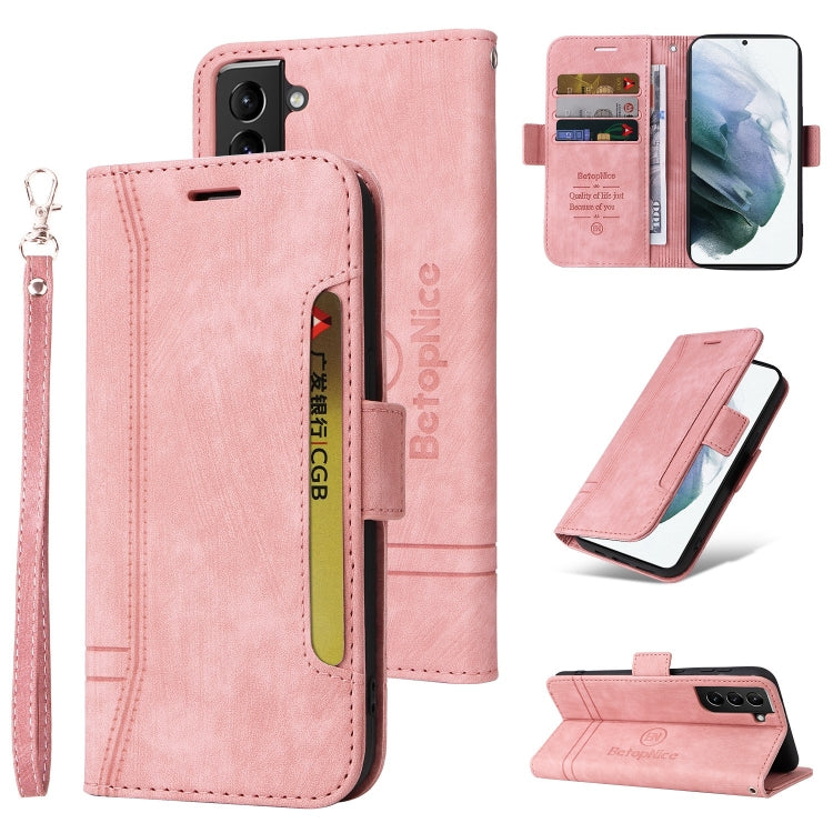 BETOPNICE Custodia per telefono in pelle con fibbia a doppio lato, For Samsung Galaxy A22 5G, For Samsung Galaxy S21 5G