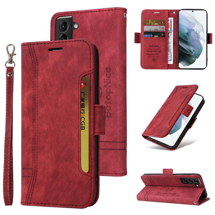 BETOPNICE Custodia per telefono in pelle con fibbia a doppio lato, For Samsung Galaxy A22 5G, For Samsung Galaxy S21 5G