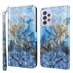 Modello di pittura 3D TPU + custodia per telefono in pelle PU, For Samsung Galaxy A23 4G/5G, For Samsung Galaxy M13 4G