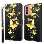 Modello di pittura 3D TPU + custodia per telefono in pelle PU, For Samsung Galaxy A23 4G/5G, For Samsung Galaxy M13 4G