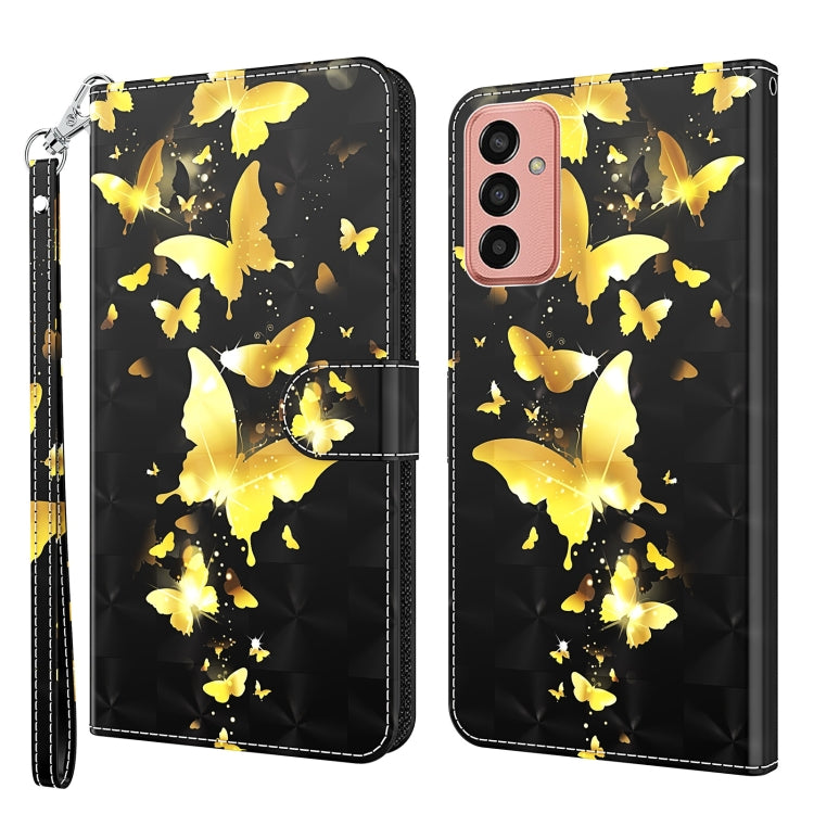 Modello di pittura 3D TPU + custodia per telefono in pelle PU, For Samsung Galaxy A23 4G/5G, For Samsung Galaxy M13 4G