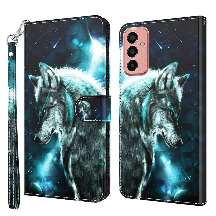 Modello di pittura 3D TPU + custodia per telefono in pelle PU, For Samsung Galaxy A23 4G/5G, For Samsung Galaxy M13 4G