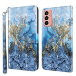Modello di pittura 3D TPU + custodia per telefono in pelle PU, For Samsung Galaxy A23 4G/5G, For Samsung Galaxy M13 4G