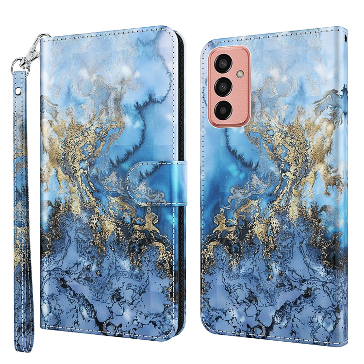 Modello di pittura 3D TPU + custodia per telefono in pelle PU, For Samsung Galaxy A23 4G/5G, For Samsung Galaxy M13 4G