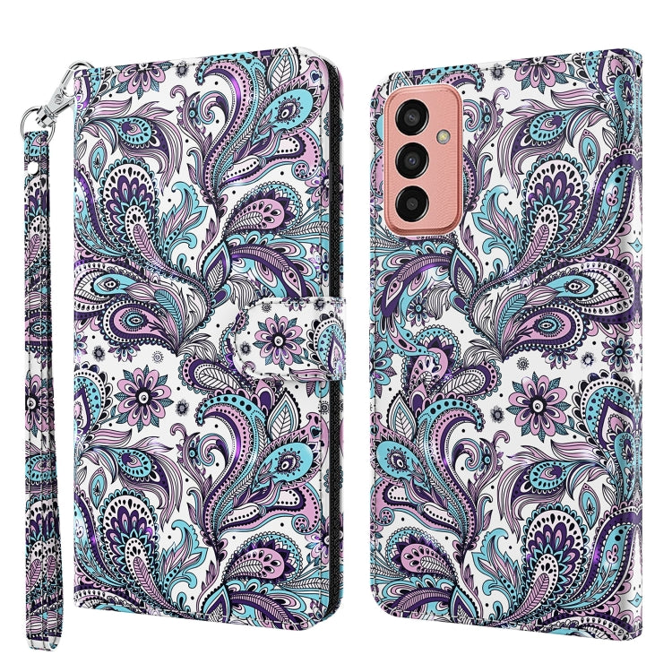 Modello di pittura 3D TPU + custodia per telefono in pelle PU, For Samsung Galaxy A23 4G/5G, For Samsung Galaxy M13 4G