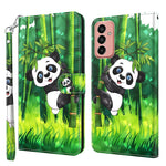 Modello di pittura 3D TPU + custodia per telefono in pelle PU, For Samsung Galaxy A23 4G/5G, For Samsung Galaxy M13 4G