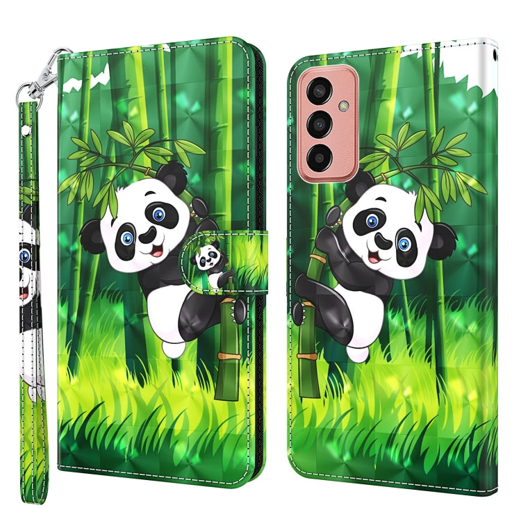 Modello di pittura 3D TPU + custodia per telefono in pelle PU, For Samsung Galaxy A23 4G/5G, For Samsung Galaxy M13 4G