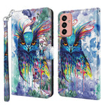 Modello di pittura 3D TPU + custodia per telefono in pelle PU, For Samsung Galaxy A23 4G/5G, For Samsung Galaxy M13 4G