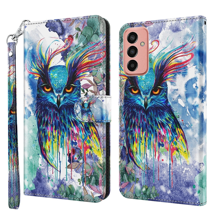 Modello di pittura 3D TPU + custodia per telefono in pelle PU, For Samsung Galaxy A23 4G/5G, For Samsung Galaxy M13 4G