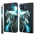 Modello di pittura 3D TPU + custodia per telefono in pelle PU, For Samsung Galaxy M33, For Samsung Galaxy M53