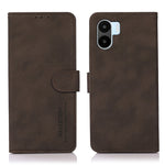 KHAZNEH Custodia per telefono in pelle con trama opaca, For Xiaomi Redmi A1, For Xiaomi Poco M4 5G/M5 5G
