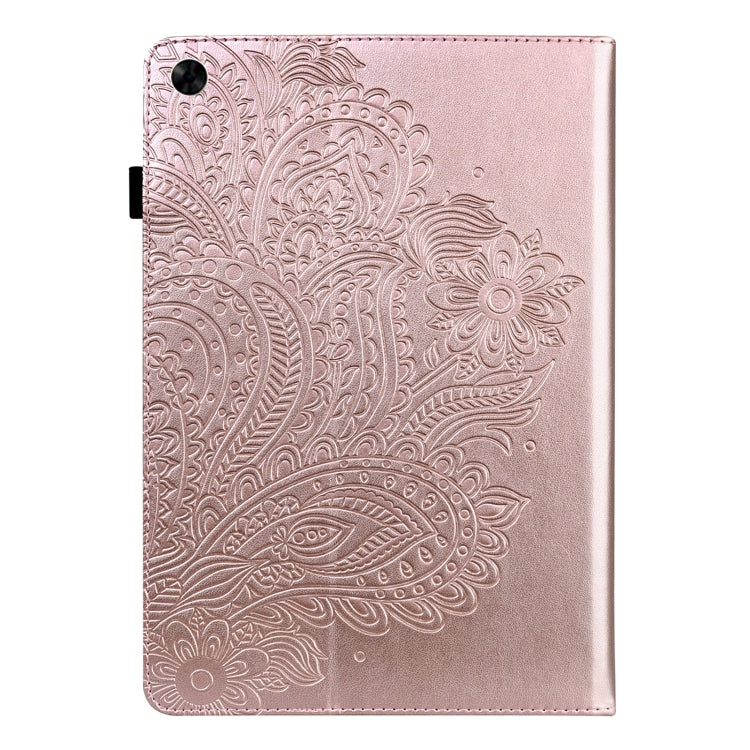 Custodia per tablet in pelle con motivo in rilievo pavone, For Xiaomi Redmi Pad 10.61 2022, For Nokia T10, For Amazon Kindle Fire 7 2022