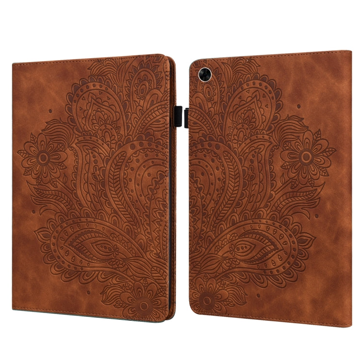 Custodia per tablet in pelle con motivo in rilievo pavone, For Xiaomi Redmi Pad 10.61 2022, For Nokia T10, For Amazon Kindle Fire 7 2022