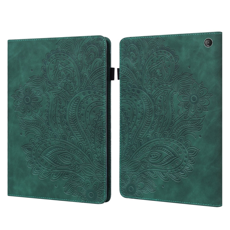 Custodia per tablet in pelle con motivo in rilievo pavone, For Xiaomi Redmi Pad 10.61 2022, For Nokia T10, For Amazon Kindle Fire 7 2022