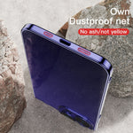 Custodia per telefono galvanica con protezione dell'obiettivo in vetro antipolvere, For iPhone 14 Pro, For iPhone 14 Pro Max